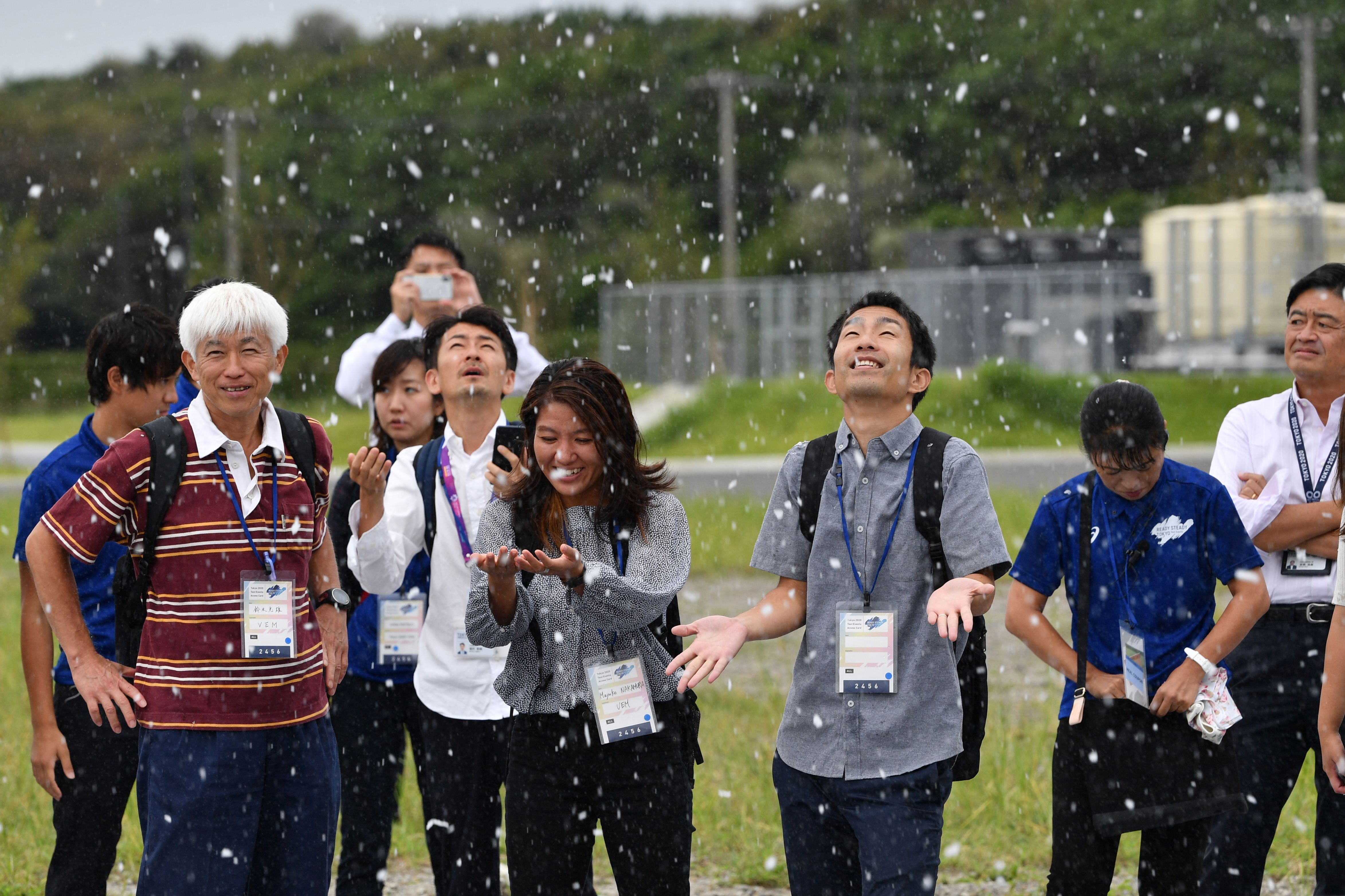 Tokyo Olimpiyatları'nda seyircileri serinletmek için için yapay kar kullanılabilir