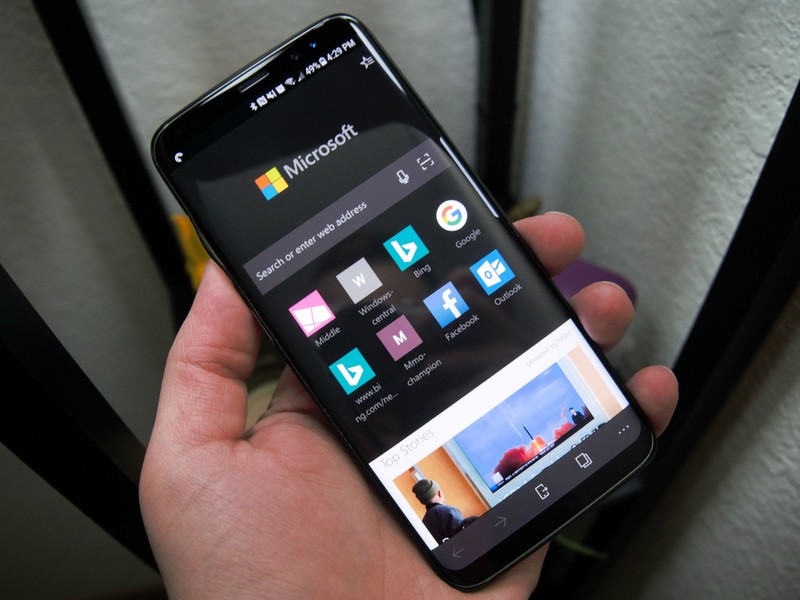 Microsoft Edge tarayıcısının Android versiyonuna karanlık mod desteği geldi