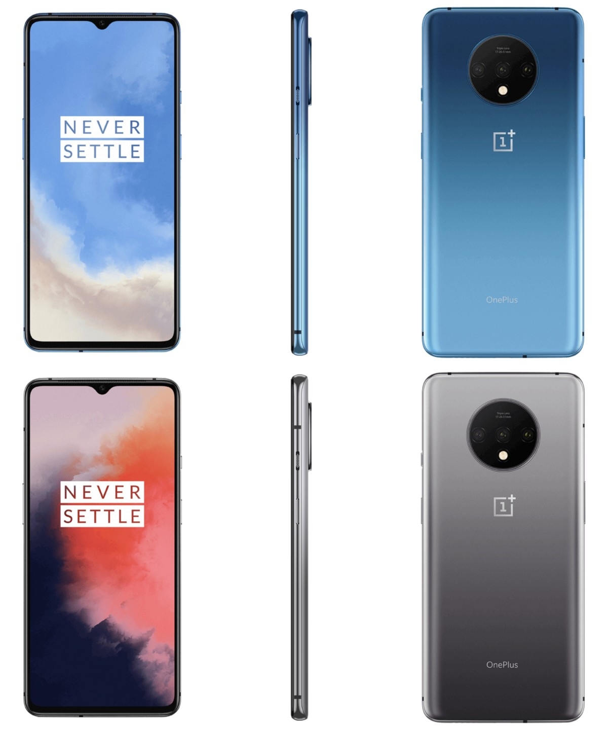 OnePlus 7T üç arka kamera, 90Hz ekran ve Snapdragon 855+ ile tanıtıldı