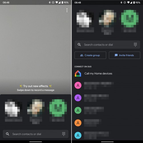 Google'ın görüntülü konuşma uygulaması Duo'nun Android sürümüne karanlık mod geldi