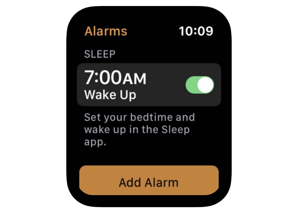 Apple Watch için henüz yayınlanmamış bir uyku uygulaması keşfedildi
