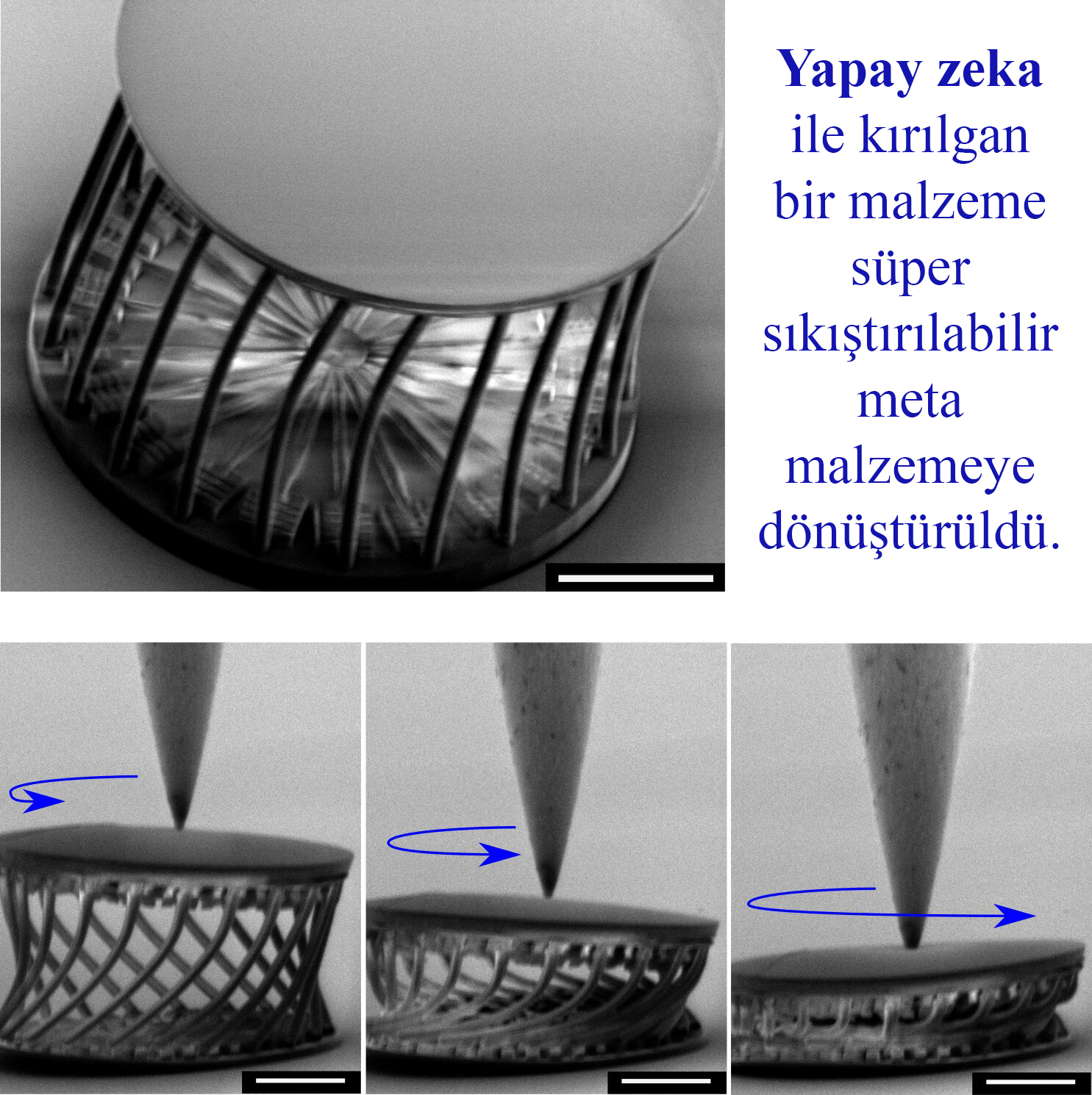 Yapay zeka ile tasarlanmış yeni metamalzeme