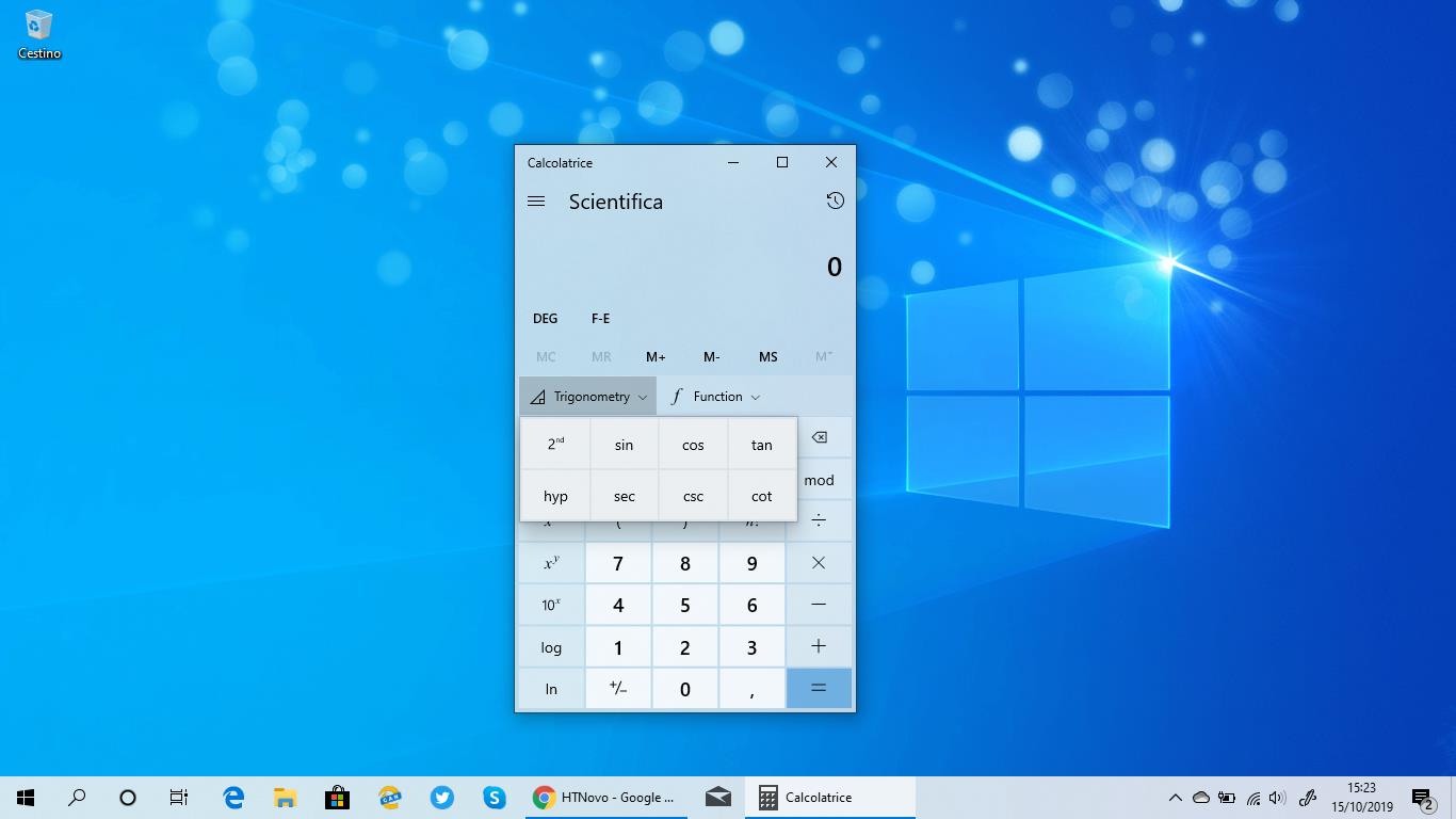 Windows 10'un Hesap Makinesi yeni özellikler kazandı