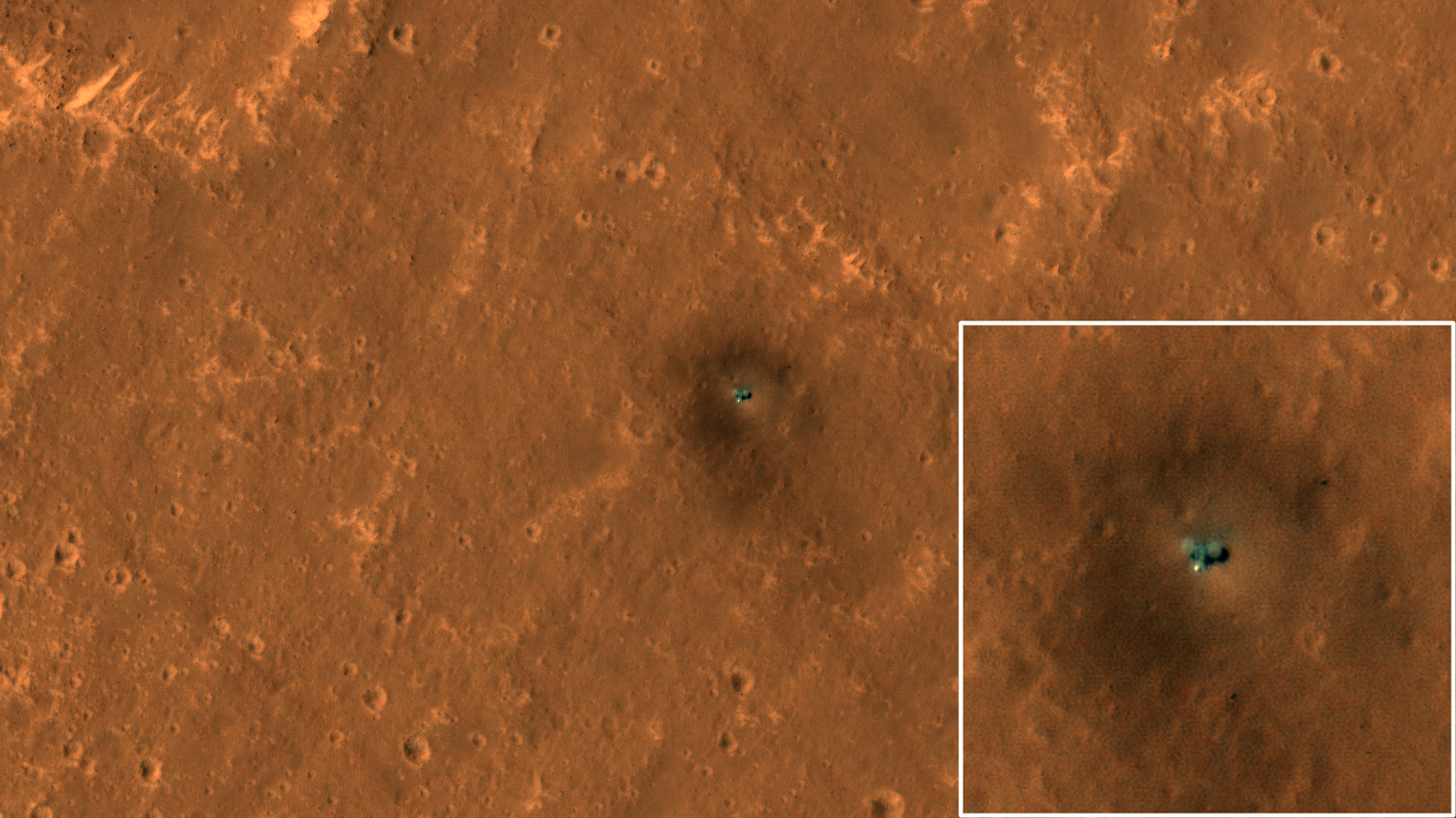 NASA, Mars'taki gözlem araçlarını uzaydan görüntüledi
