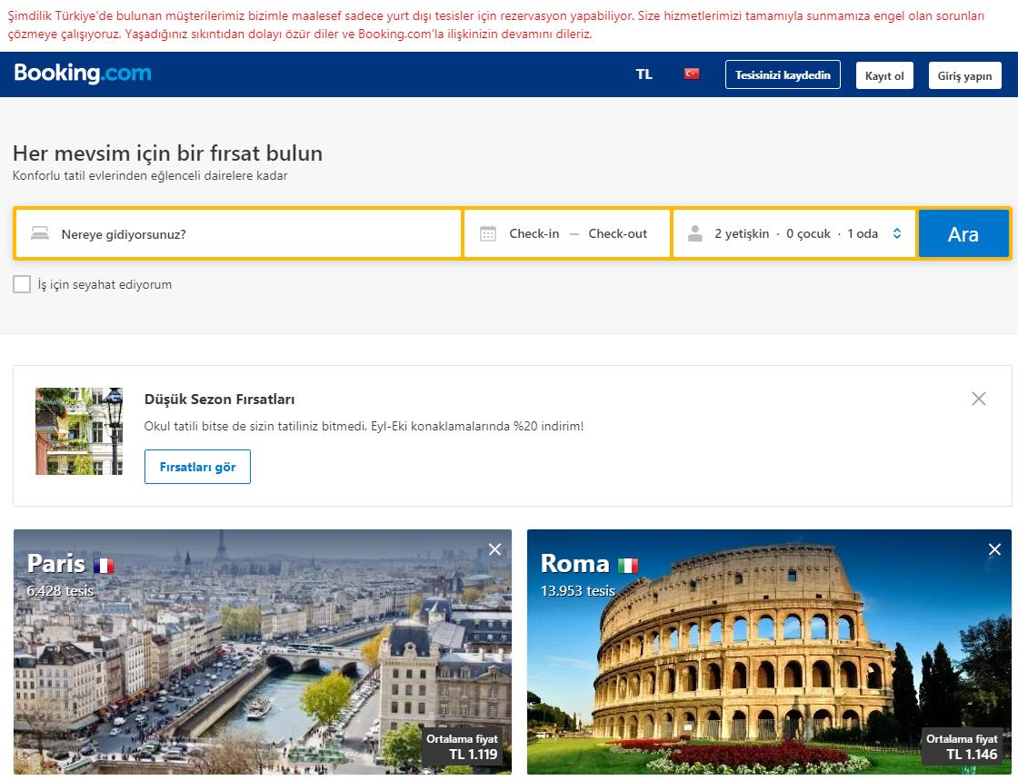 Mahkemenin Booking.com kararı belli oldu