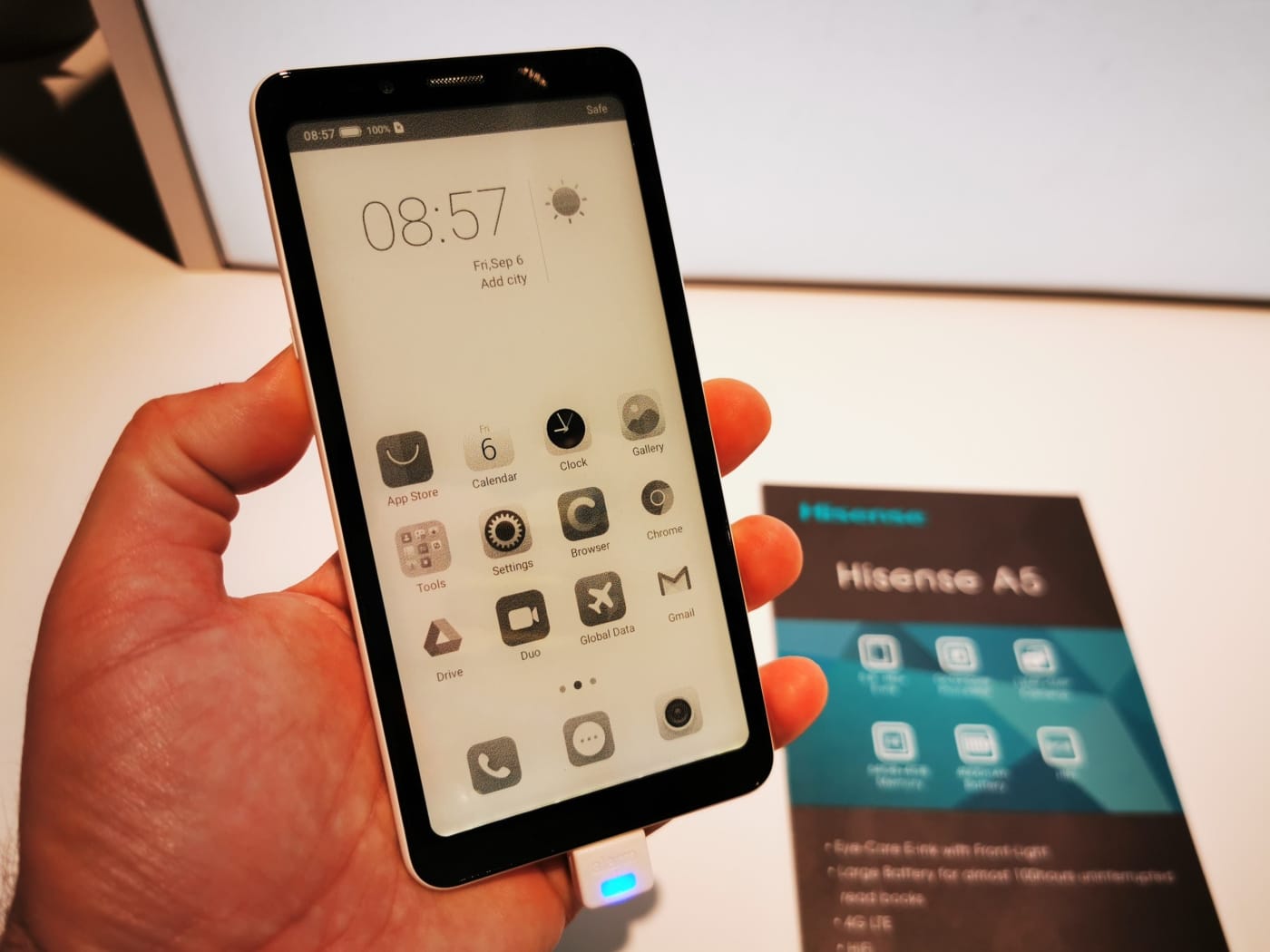 Tamamen e-mürekkep ekranlı Hisense A5 geliyor