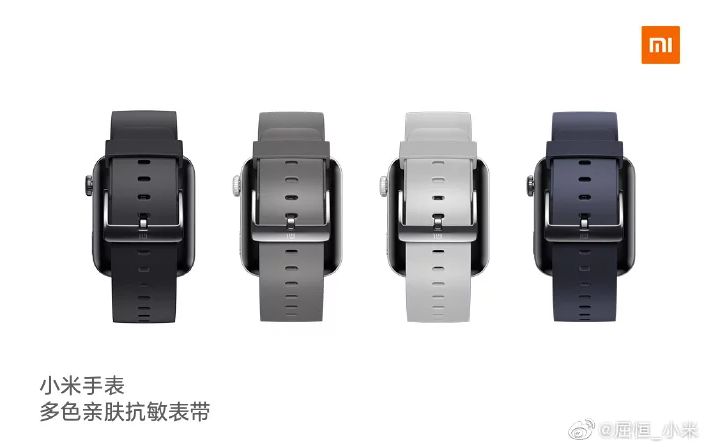 Xiaomi Mi Watch dört farklı renkte kayışla gelecek