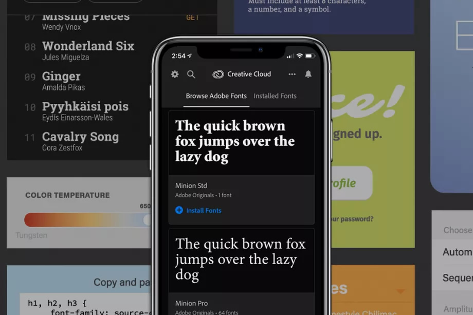 Adobe, iOS cihazlara 17 bin yazı tipi getiriyor