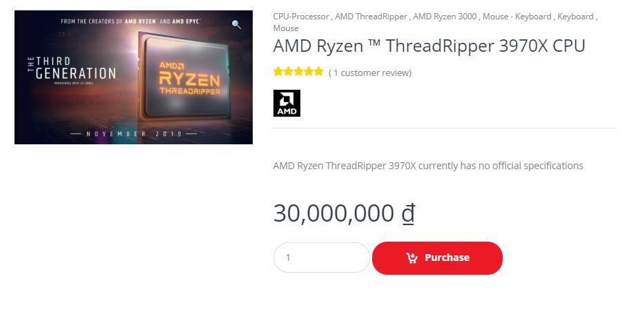 AMD’nin 32 çekirdekli Threadripper modelinin fiyatı sızdı