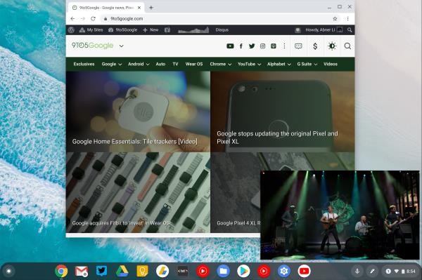 Chrome OS 78 güncellemesi YouTube için PiP desteği ile geldi