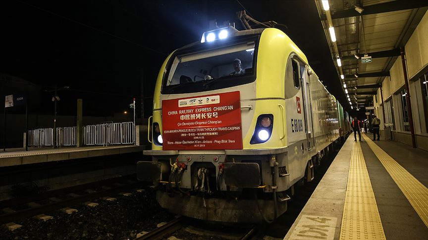 Çin’den gelen yük treni Marmaray ile Avrupa’ya geçti