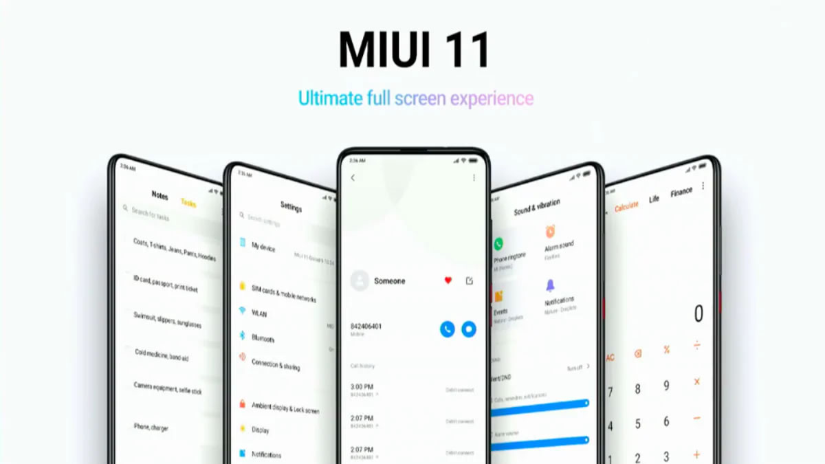 Xiaomi'nin MIUI 11 arayüzünün kararlı sürümü 12 telefona ulaştı