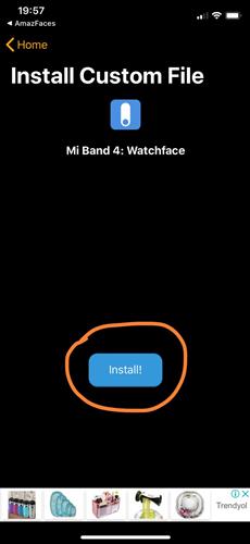 iPhone ile Mi Band 4'e saat arayüzü nasıl yüklenir?
