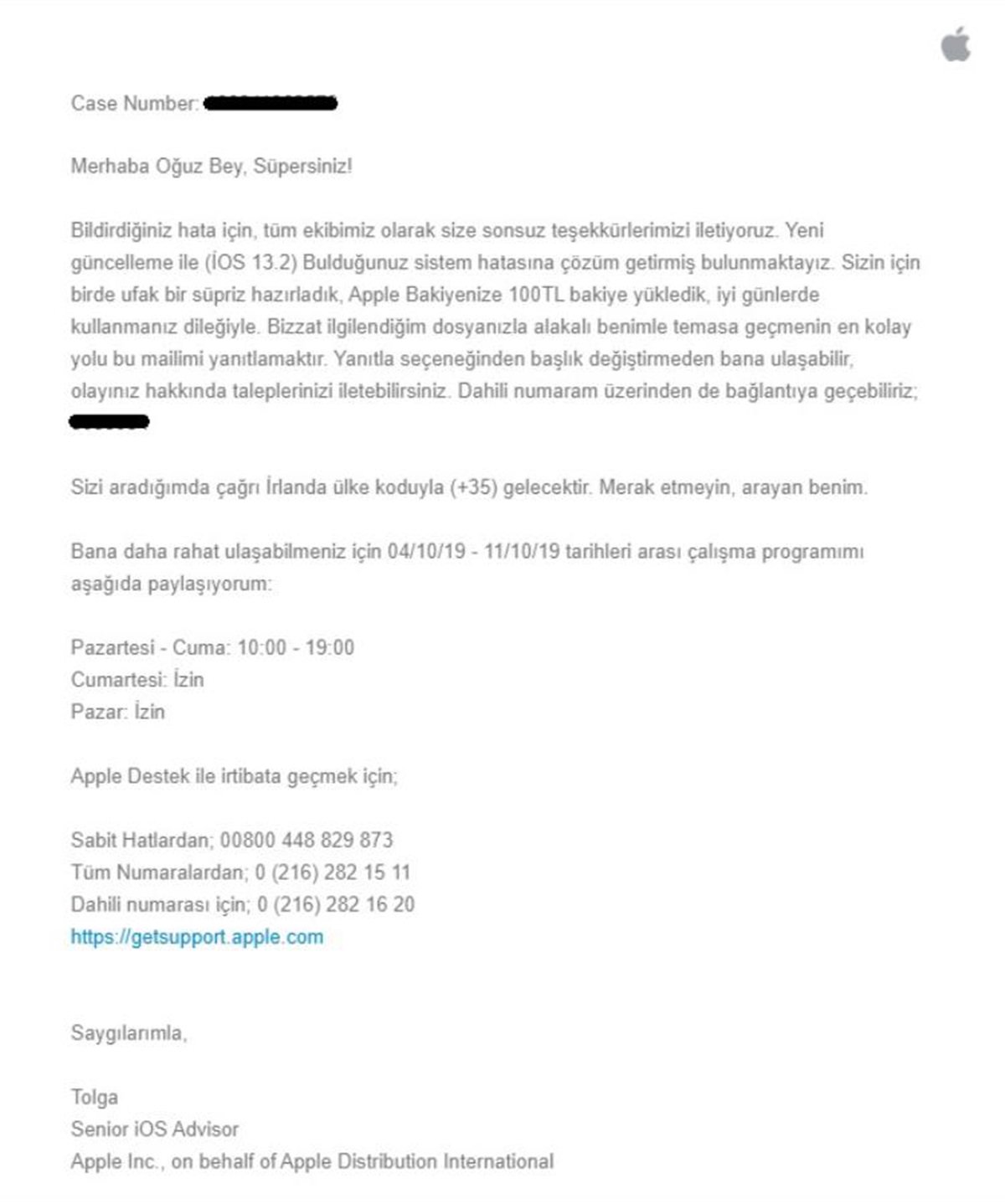 iPhone'un açığını bulan gence Apple'dan yalnızca 100 TL'lik ödül