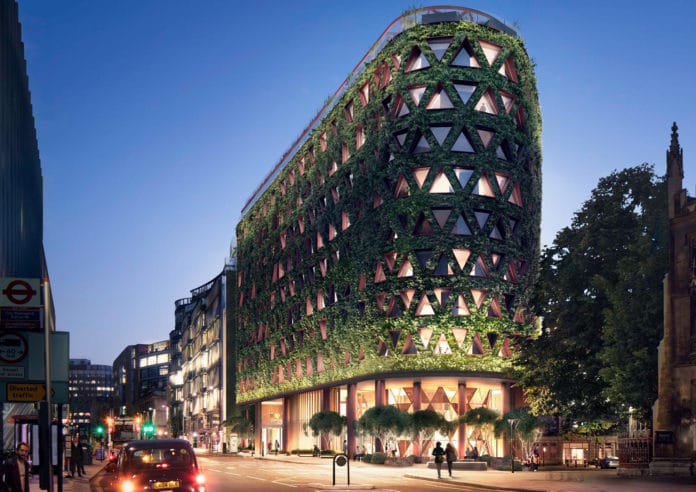 Londra’da inşa edilecek Citicape House binası, yılda sekiz ton karbon yakalayacak
