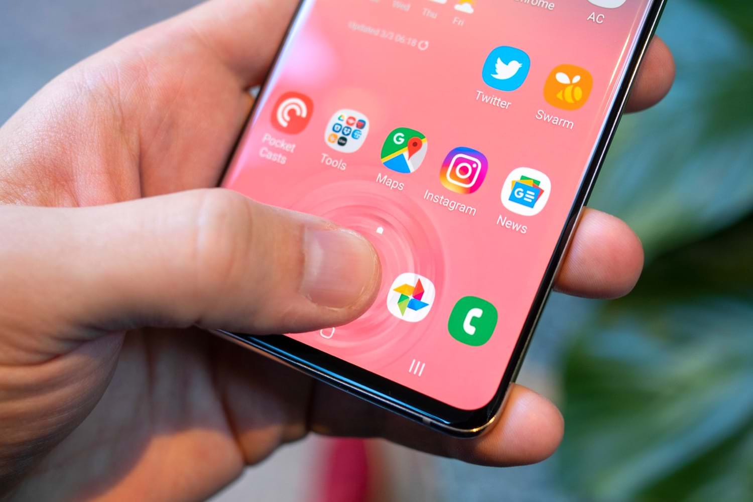Samsung ultrasonik parmak izi tarayıcısından vazgeçiyor