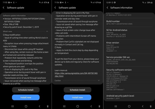 Samsung Galaxy Note 10 yeni bir Android 10 betasıyla büyük hata düzeltmelerine sahip oldu