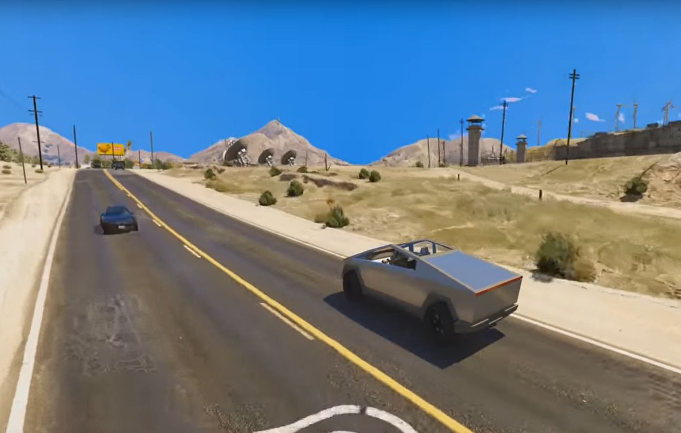 Tesla Cybertruck, GTA 5'e geldi