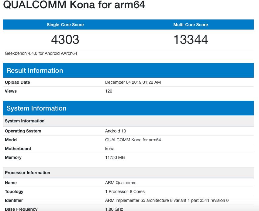 snapdragon 865 performansı ortaya çıktı