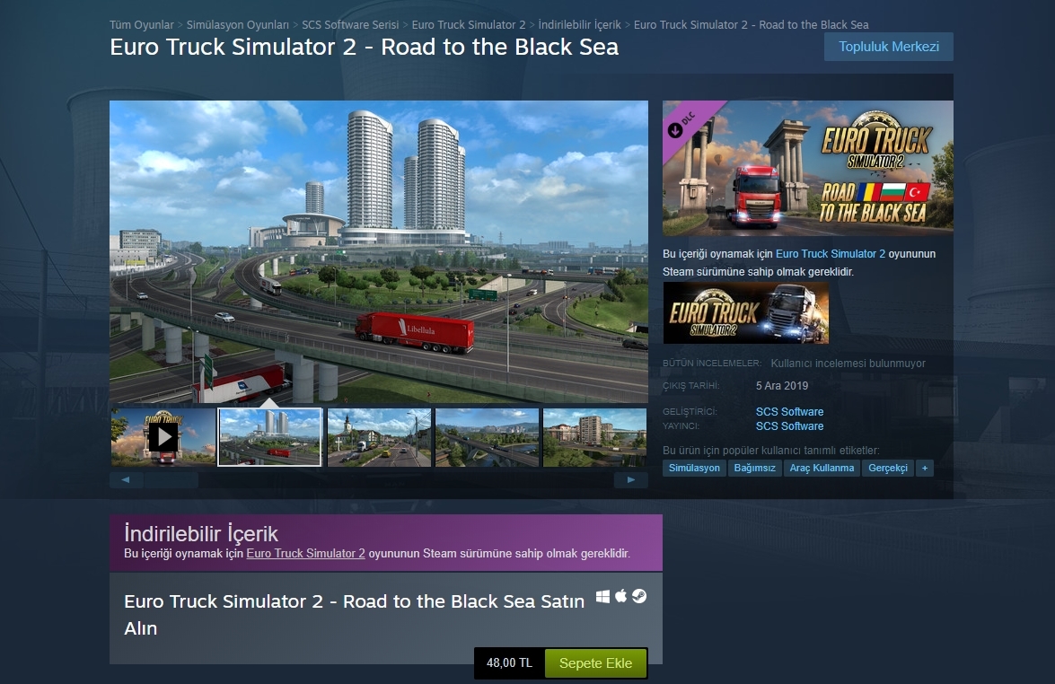 ETS 2 Türkiye satışa çıktı