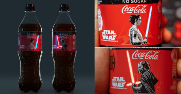 Coca-Cola'dan Star Wars'a özel OLED ışıklı şişe tasarımı!