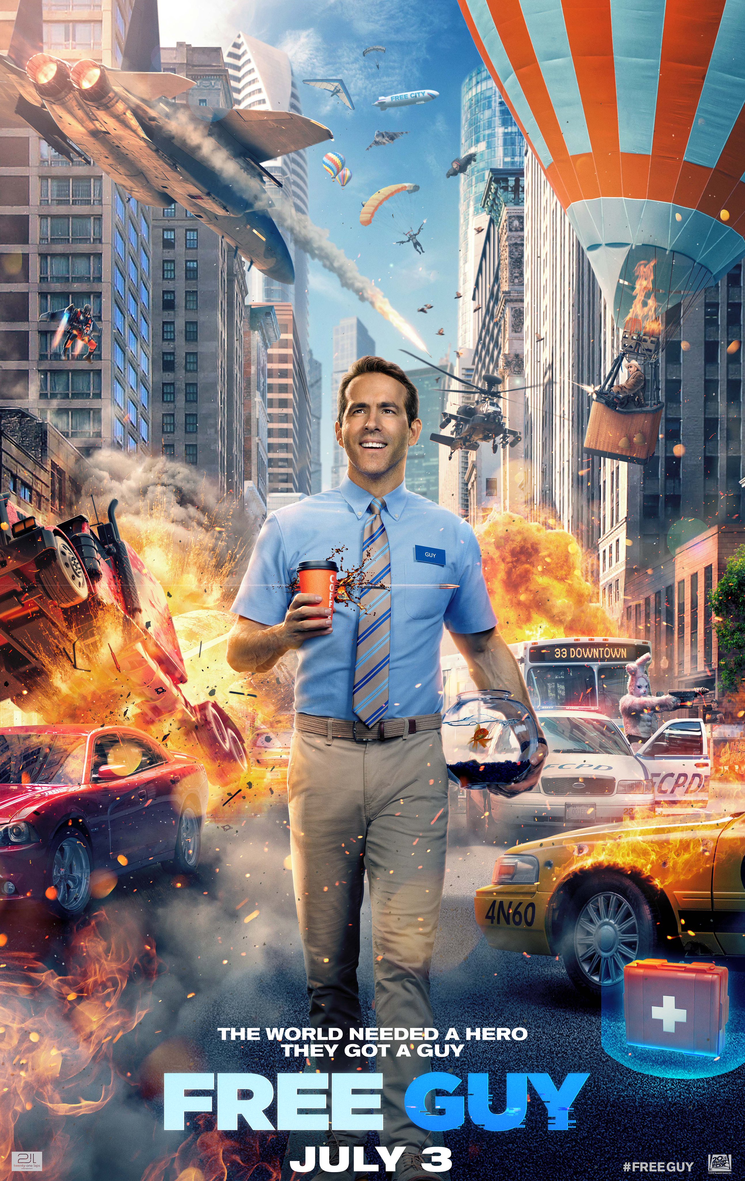 Free Guy: Ryan Reynolds'lı ilginç aksiyon/macera filminden ilk fragman yayınlandı