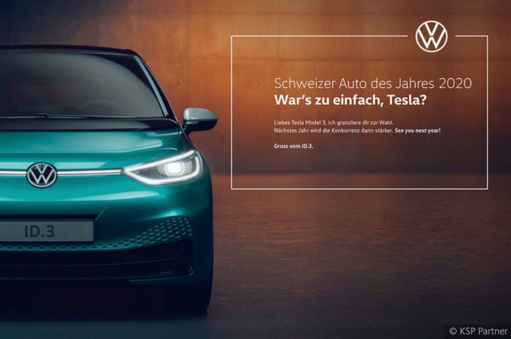 Volkswagen'den Tesla'ya mesaj: 'Gelecek yıl rekabet çok daha güçlü olacak'