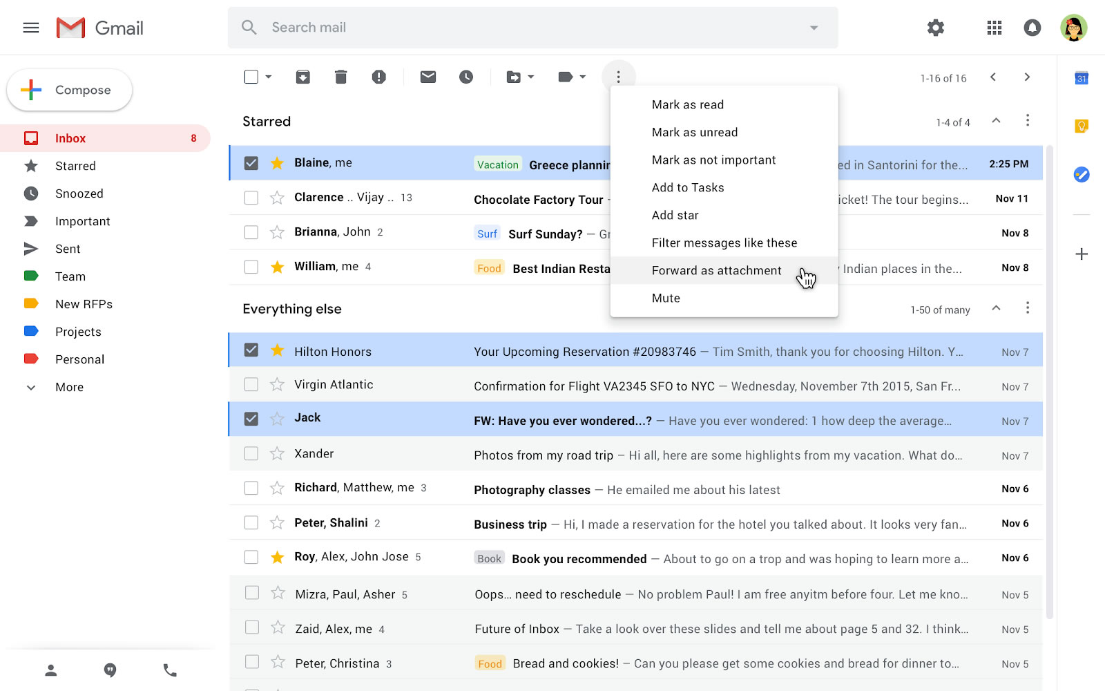 Gmail'de e-postalar artık ek olarak gönderilebilecek