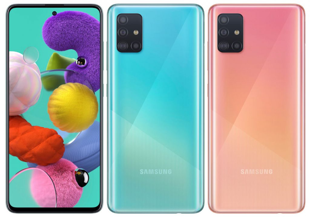 Samsung Galaxy A51 tanıtıldı: 6.5 inç ekran, 4.000 mAh pil, Android 10, dört arka kamera