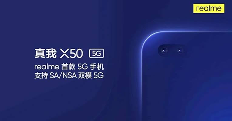 Realme X50 5G, hızlı şarj teknolojisi VOOC 4.0'ın gelişmiş sürümüyle gelecek