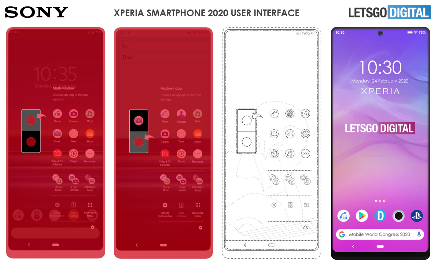 Sony'nin yeni amiral gemisi telefonu delikli ekrana sahip olacak