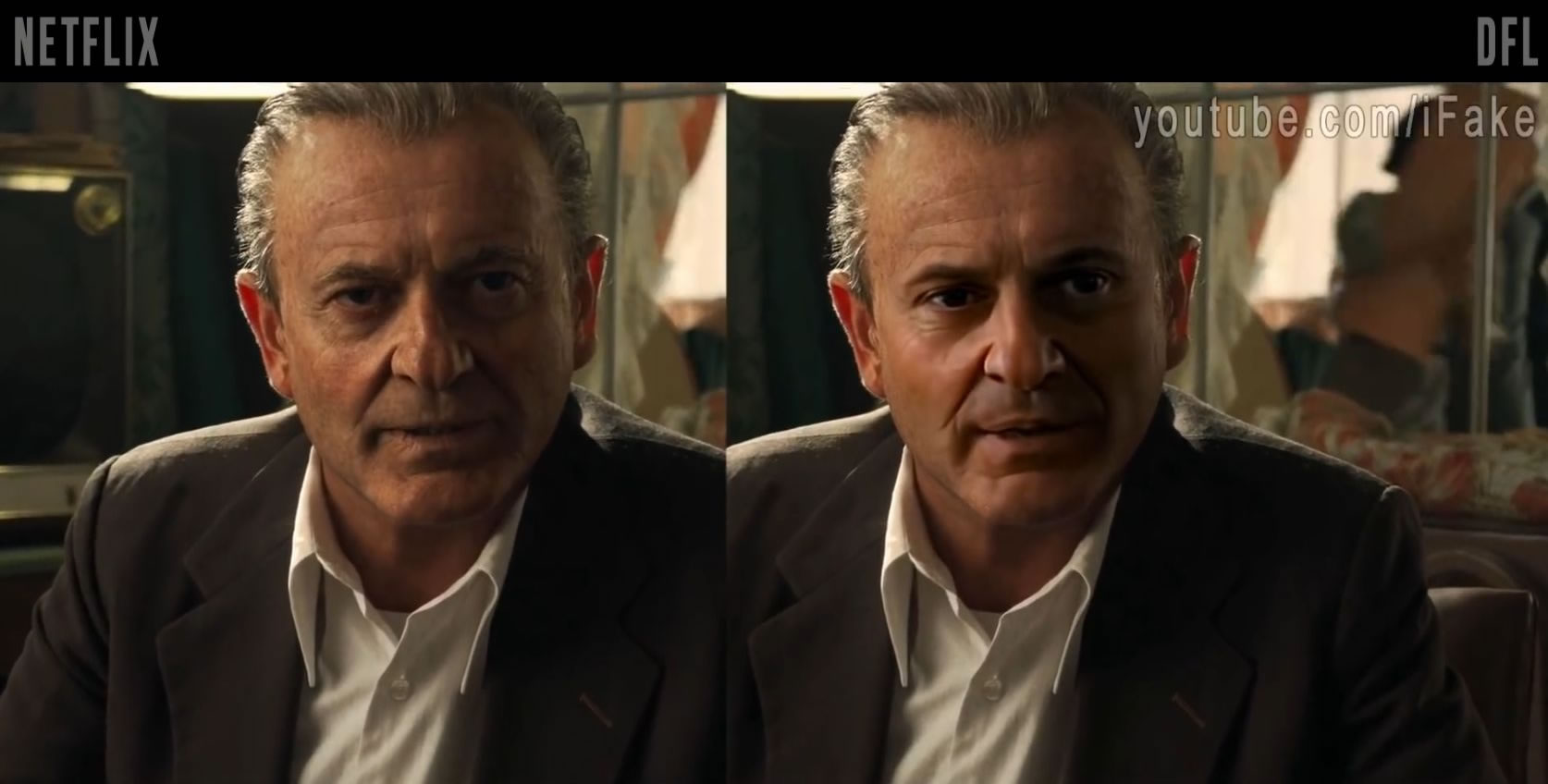 The Irishman filminin karakterleri ücretsiz DeepFake teknolojisi ile gençleştirildi