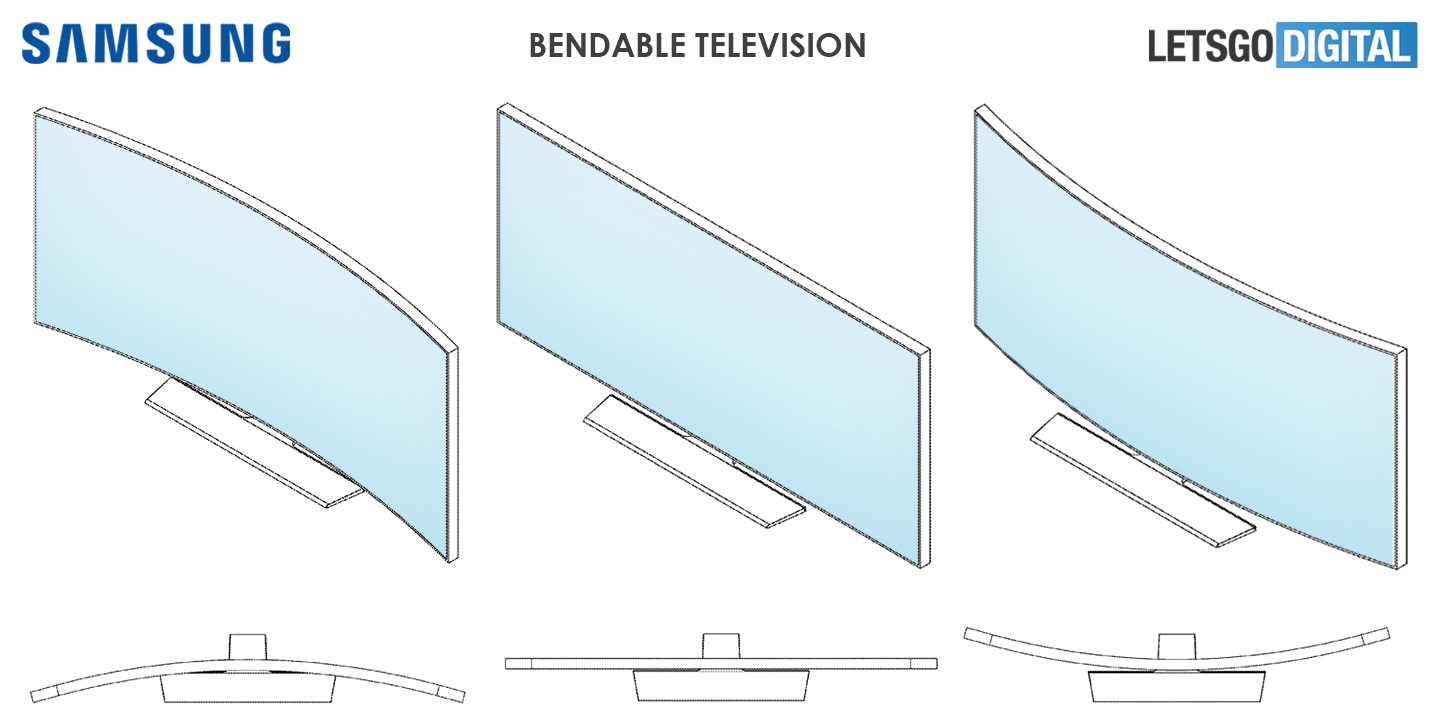 Samsung düz veya kavisli olarak kullanılabilen televizyonunu CES 2020'de tanıtabilir