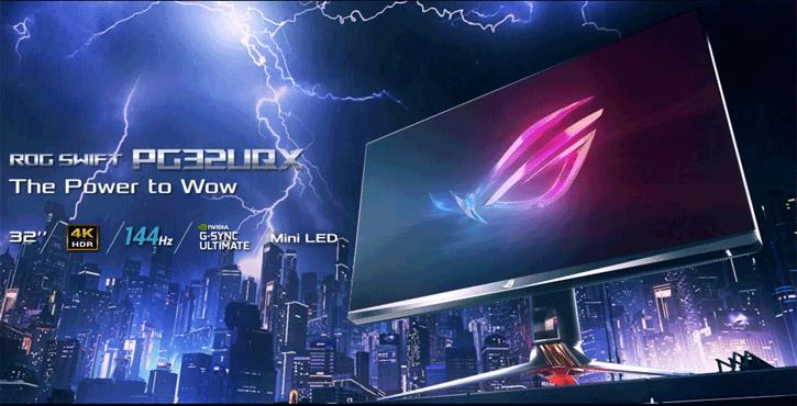 DisplayHDR 1400 sertifikalı Asus ROG  Swift PG32UQX oyuncu monitörü duyuruldu