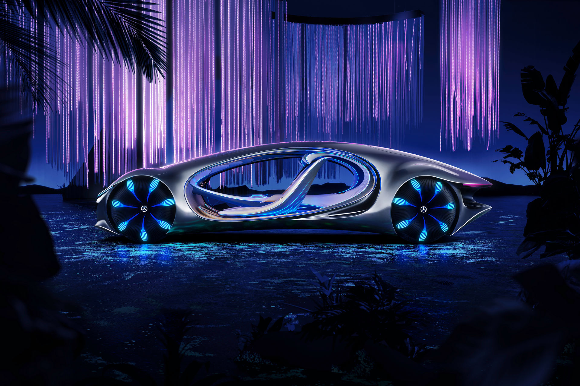 Avatar filminden ilham alan Mercedes-Benz Vision AVTR konsepti tanıtıldı