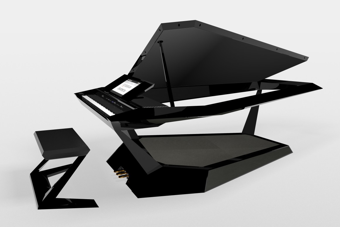 Roland fütüristik dijital piyanosunu CES 2020 fuarına getirdi