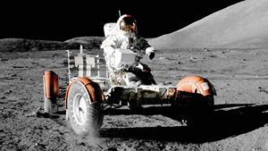 Ay Da Araba Suren Astronotlarin Ilginc Goruntuleri Video