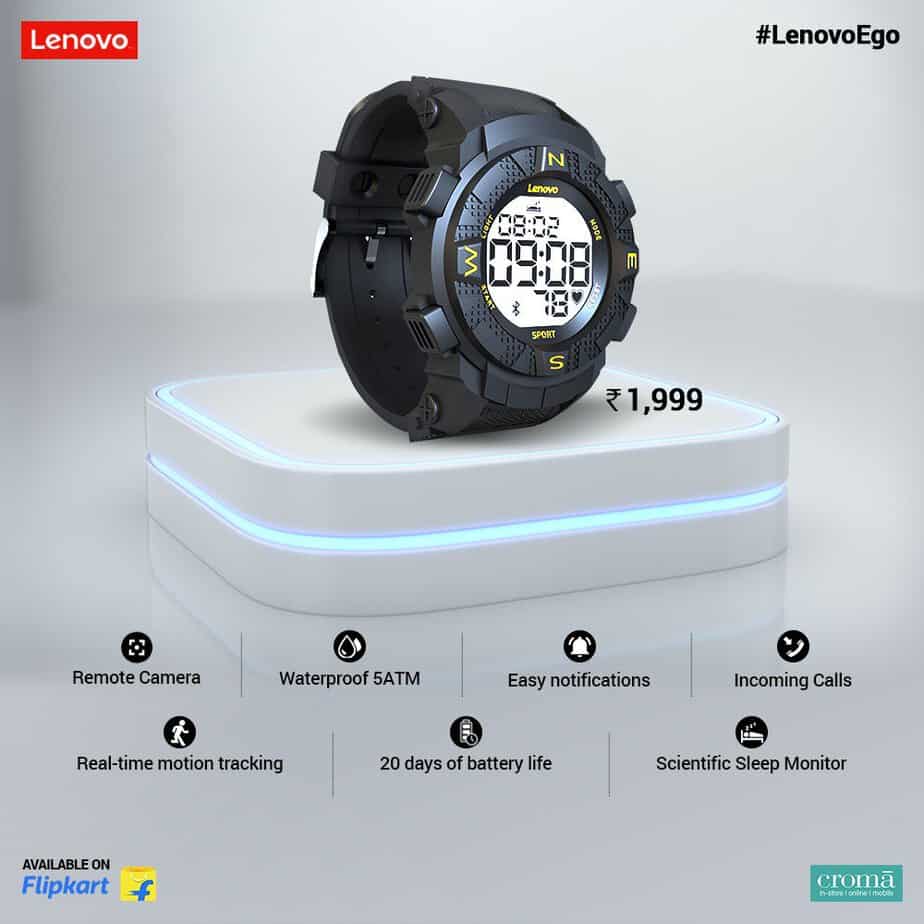 Lenovo Ego akıllı saati tanıtıldı