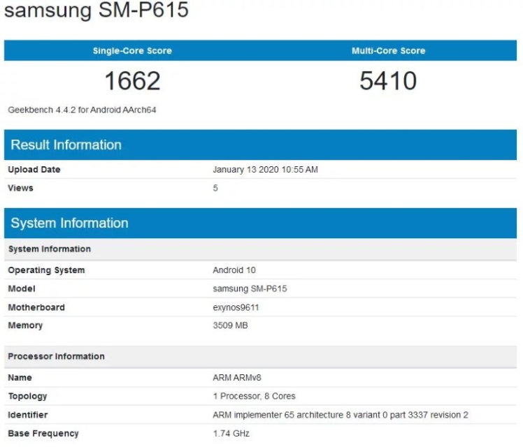 Samsung'un S Pen'li ucuz tabletinin teknik özellikleri belli oldu