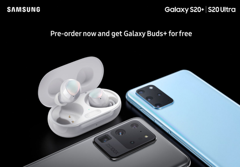 Galaxy S20 ön siparişi verenlere Galaxy Buds+ hediye edilecek