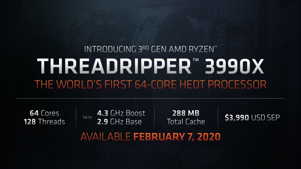 Ryzen Threadripper 3990X GeekBench’te tüm işlemcilerin önünde