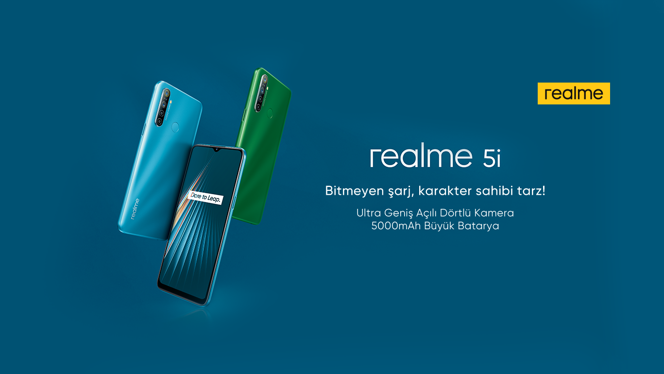 Realme 5i Türkiye'de satışta! Realme 5i özellikleri ve fiyatı