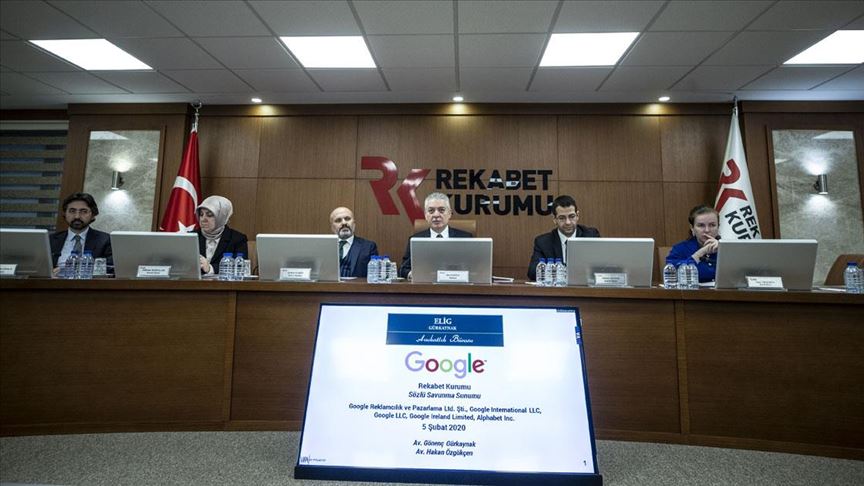 Google yetkilileri Rekabet Kurulunda sözlü savunma yaptı