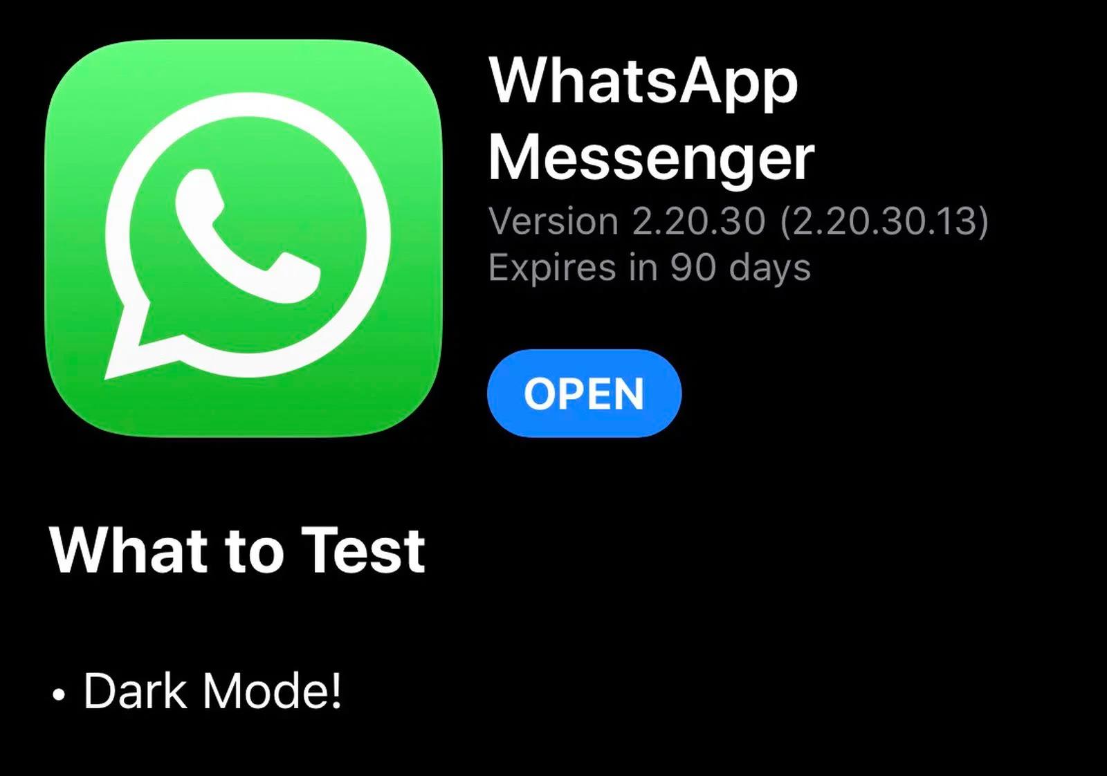 WhatsApp'ın Koyu Tema özelliği iOS cihazlara geldi