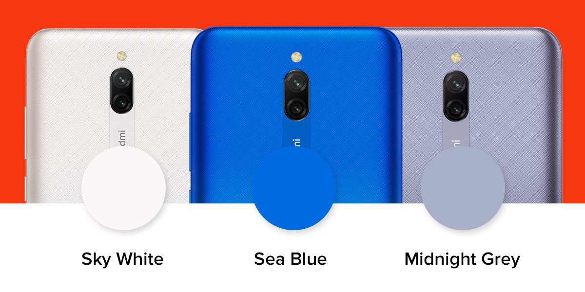 6.22 inç ekran ve çift arka kameralı Redmi 8A Dual tanıtıldı