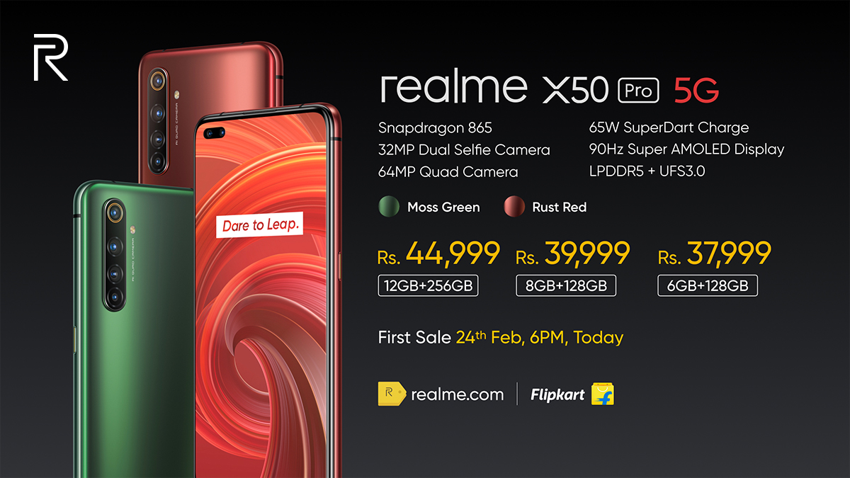 Realme X50 Pro 5G tanıtıldı: Snapdragon 865, 65W hızlı şarj, 12GB RAM