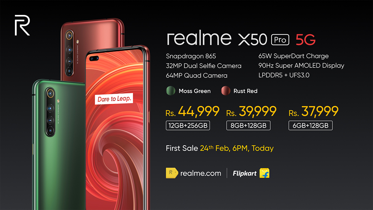 Realme X50 Pro 5G tanıtıldı: Snapdragon 865, 65W hızlı şarj, 12GB RAM
