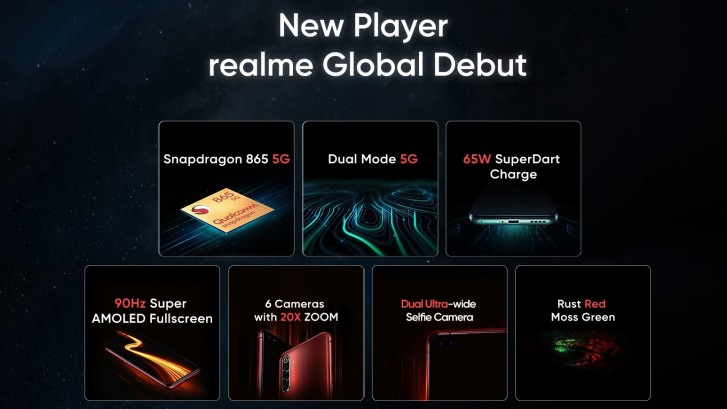 Realme X50 Pro 5G tanıtıldı: Snapdragon 865, 65W hızlı şarj, 12GB RAM