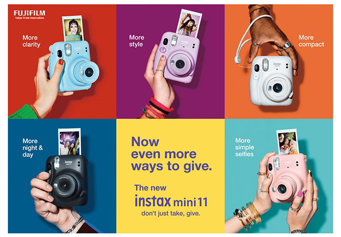 Fujifilm şipşak fotoğraf makinesi Instax Mini 11'i duyurdu