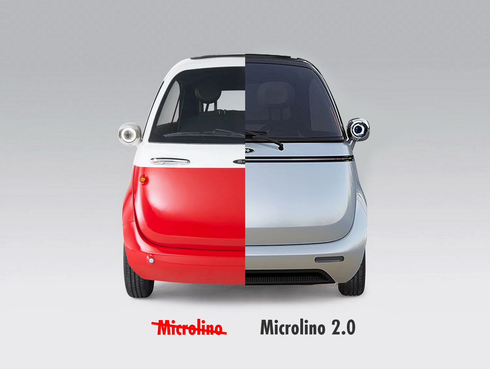 Kapısı önden açılan mini elektrikli araç yenilendi: İşte Microlino 2.0